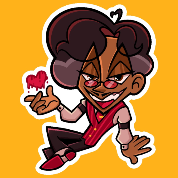 Alastor Loves You Sticker