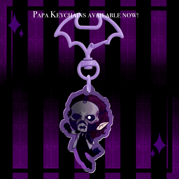 Papa Perpetua Mini-Keychain