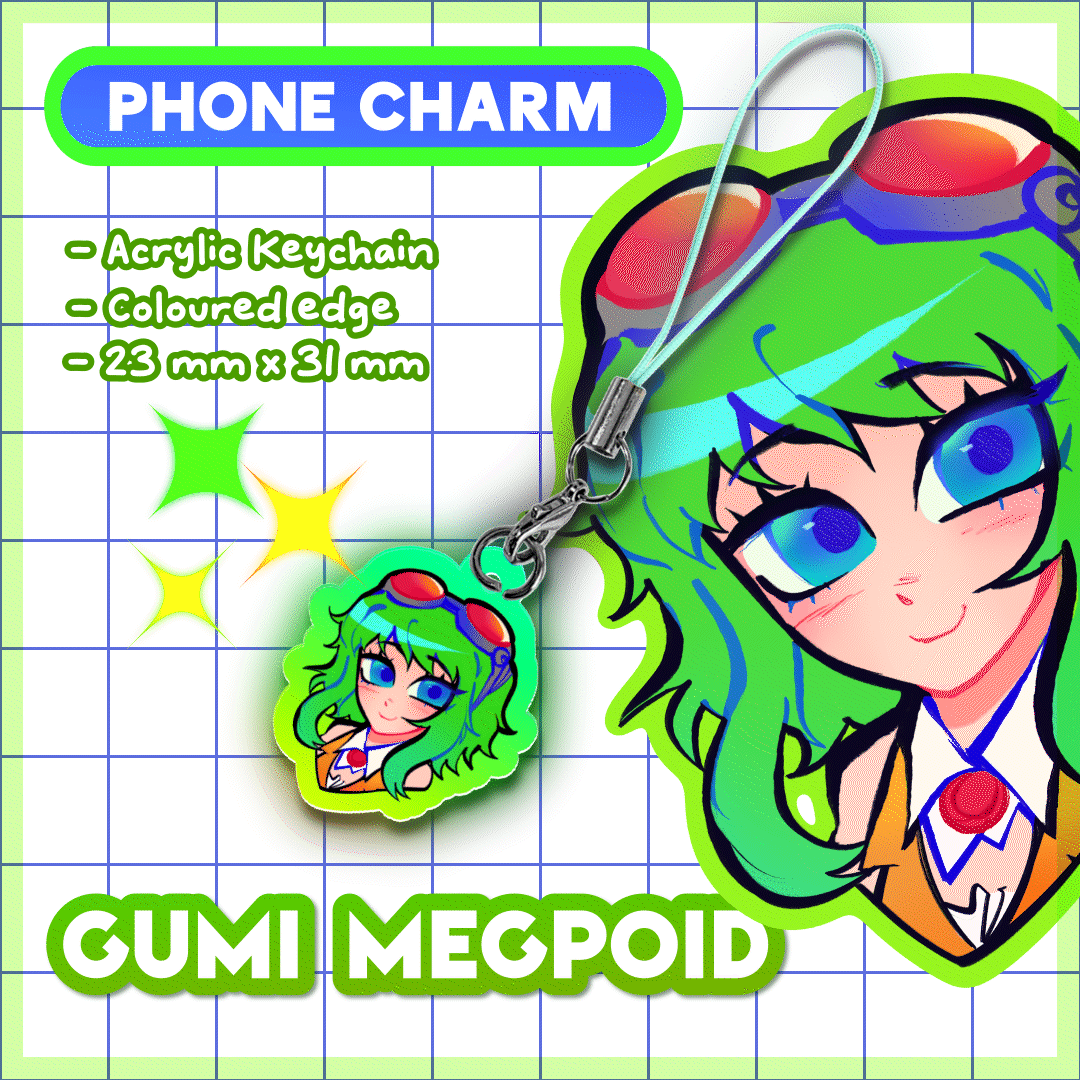 Gumi Megpoid Phone Charm