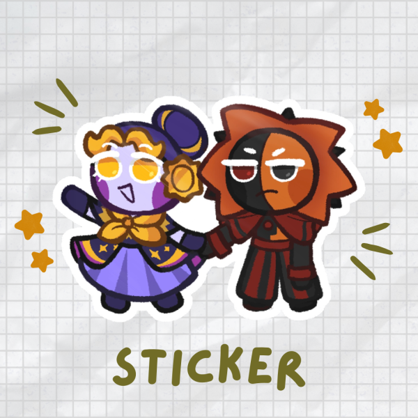 Eclipse & Ballora FNAF Sticker