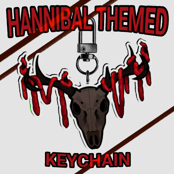 Hannibal Themed Keychain