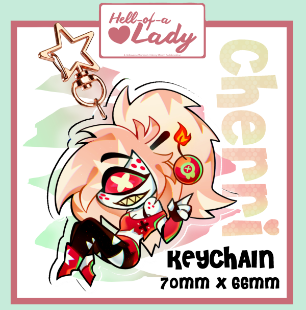Cherri Bomb (Hazbin Hotel) Acrylic Keychain