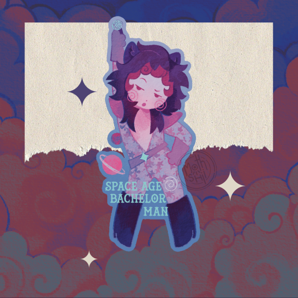Ricky ✦ Colored Edge Sticker