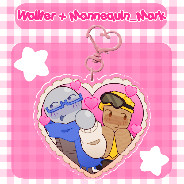 Wallter + Mannequin Mark [ Regretevator ] | Keychain