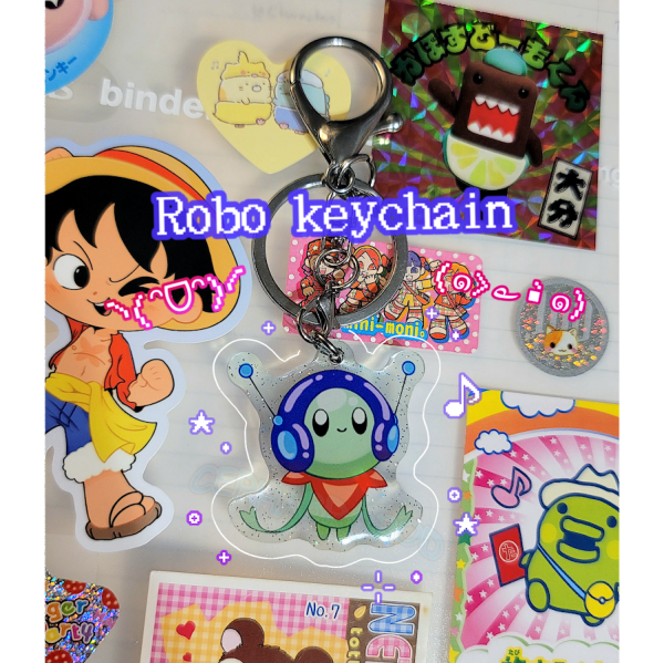 Robo Pet Keychain