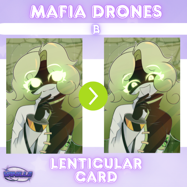 Mafia Drones B Lenticular Card
