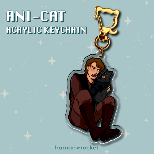 Ani-Cat Acrylic Keychain