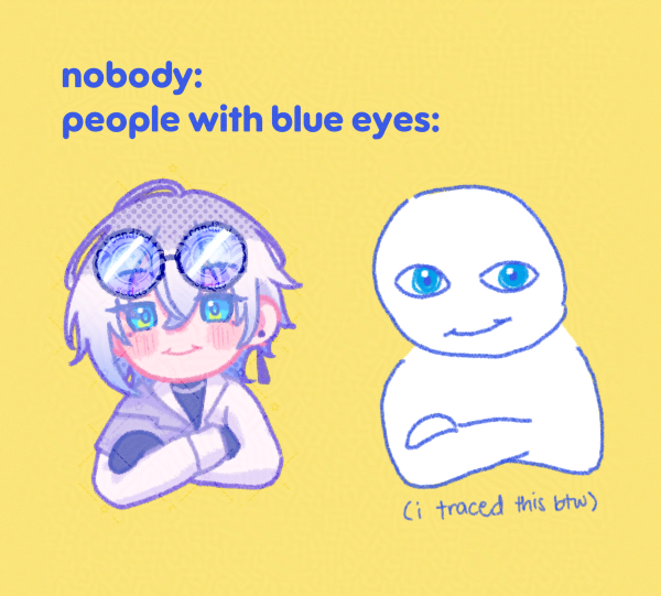sticker 🎫🕶️ niji en - kaelix blue eyes