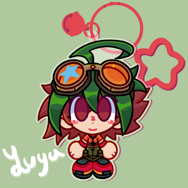 Tomato Acrylic Keychain