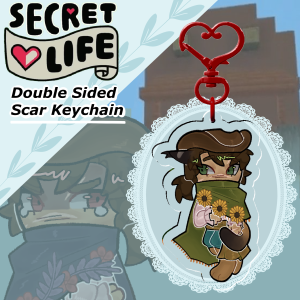 Secret Life Scar Keychain