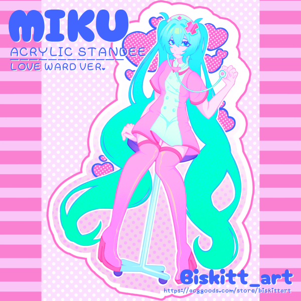 VOCALOID -Hatsune Miku [Love Ward] Acrylic Standee