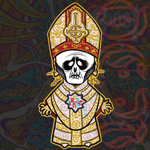 Papa Nihil Rainbow Keychain
