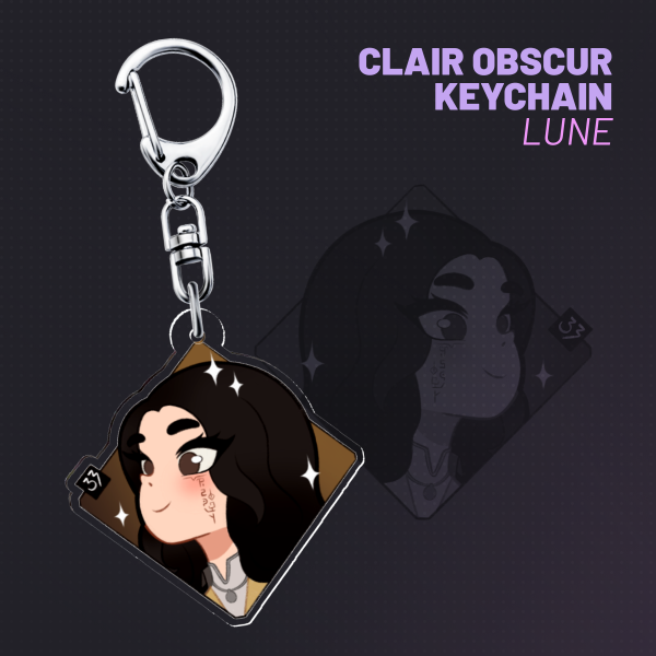 Clair Obscur: Expedition 33 - Lune Keychain