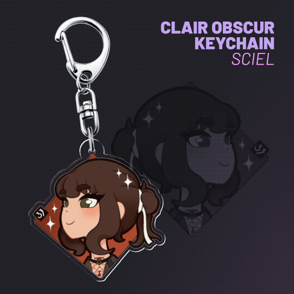 Clair Obscur: Expedition 33 - Sciel Keychain