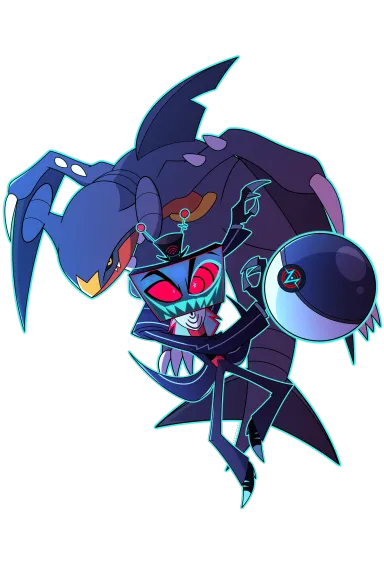 Vox and Garchomp Acrylic Keychain