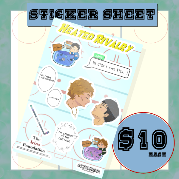 Heated Rivalry || Hollanov ||  Coated Paper Stickers Sheet