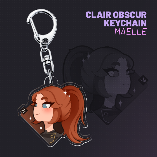 Clair Obscur: Expedition 33 - Maelle Keychain