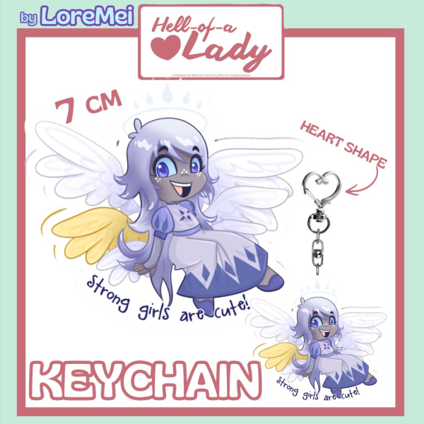 ꒰𑁬°Emily°໒꒱ || Hell-of-a-Lady || Acrylic Keychain