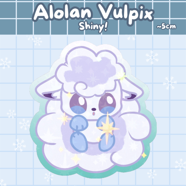 [Pokemon] Sticker - Shiny Alolan Vulpix