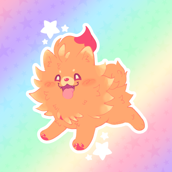 Pombon - Glossy Sticker