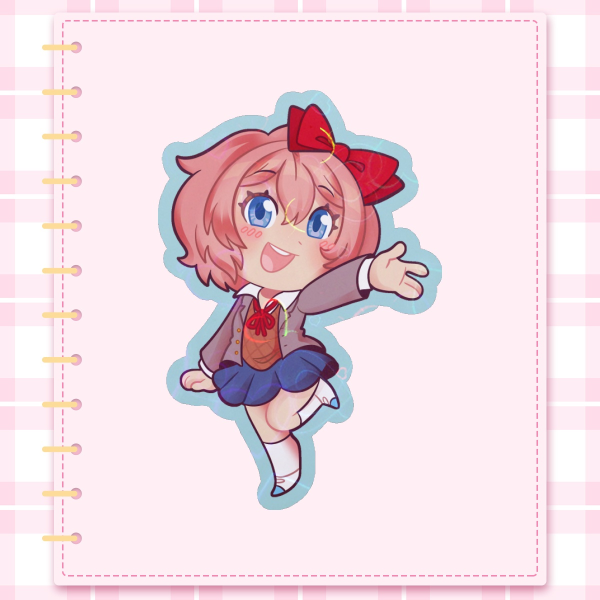 DDLC Die Cut Sticker - Sayori Ver.