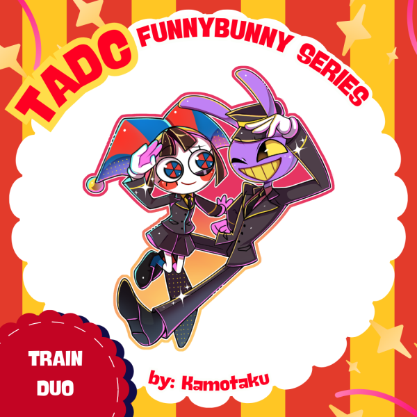 [Keychain] Funnybunny Series - Train Duo