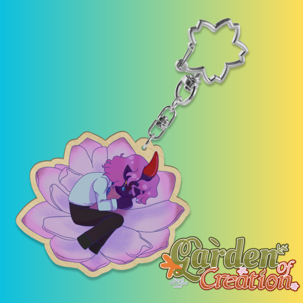 [Garden of Creation] Eirian (wood keychain)