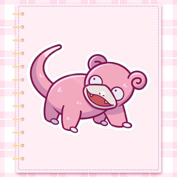 Slowpoke Sticker
