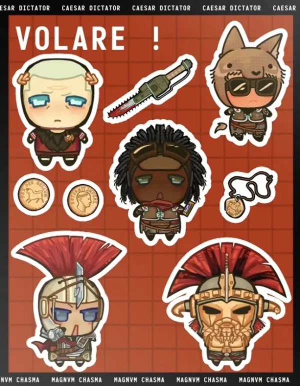VOLARE ! - Fallout sticker sheet