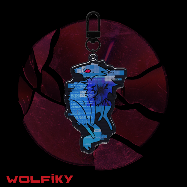 Circuit epoxy keychain