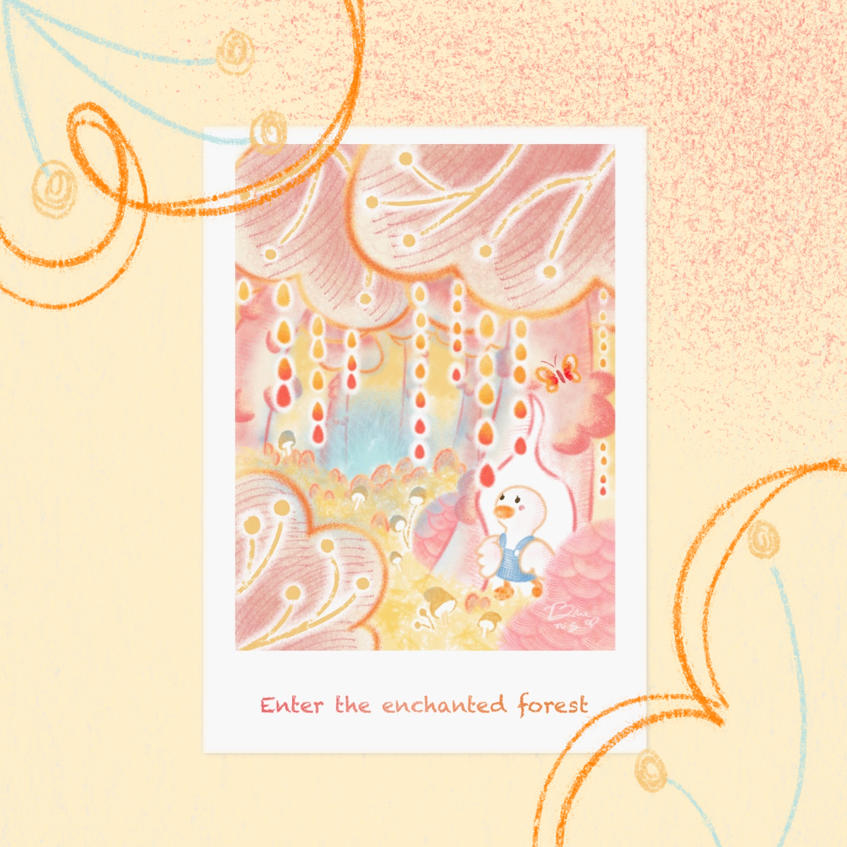 Enter the Enchanted Forest - [A5] Poster Print