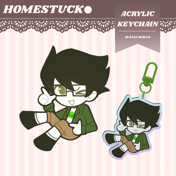 [HOMESTUCK] Jake English (Rainbow Acrylic Keychains)
