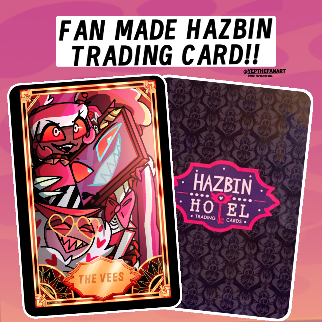 Hazbin Hotel Fan Made Trading Card by Yepthefanart - ACGGOODS