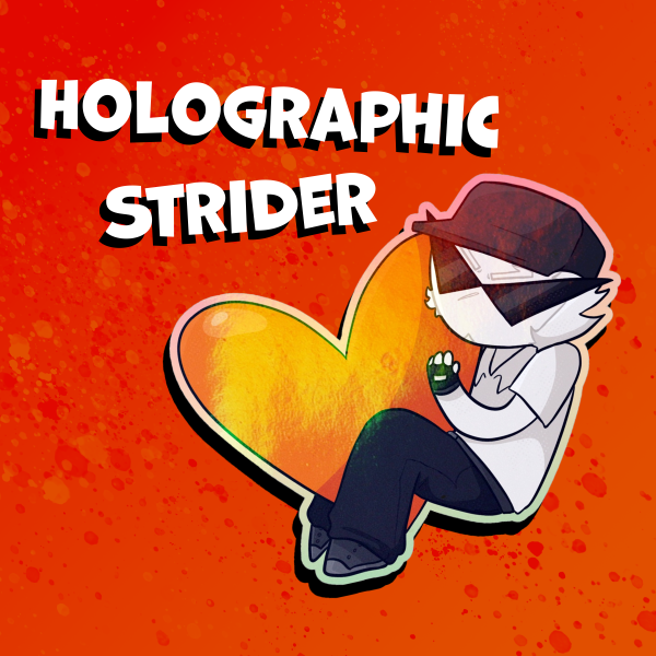 Bro Strider Heart Sticker