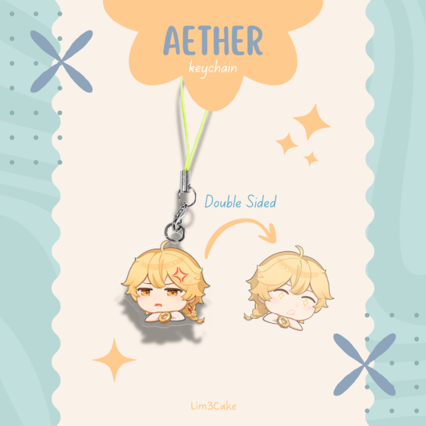 Emotional Aether Epoxy Acrylic Keychain