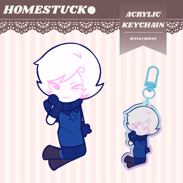 [HOMESTUCK] Godtier Roxy Lalonde (Rainbow Acrylic Keychains)