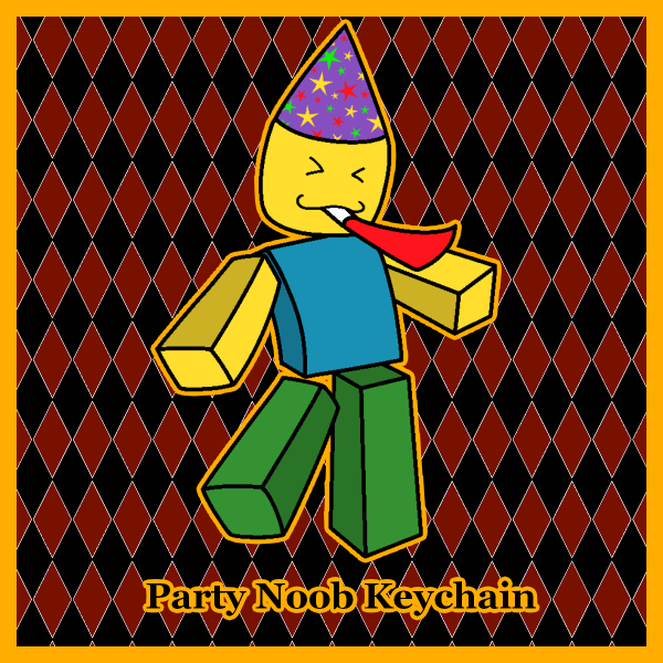 Party Noob Keychain