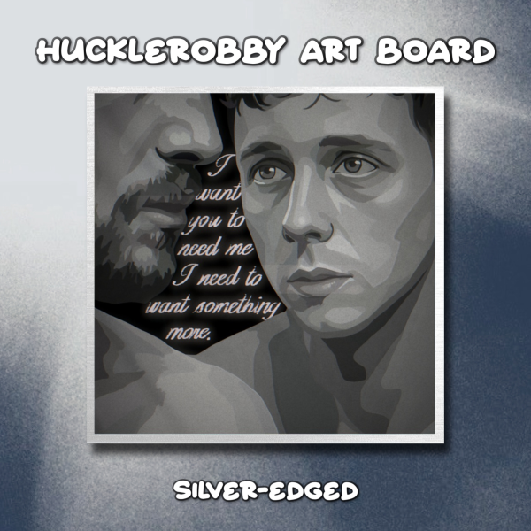Hucklerobby Art Board (Silver-Edged)
