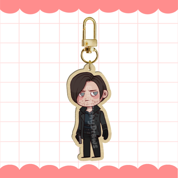 RE9 Leon Keychain