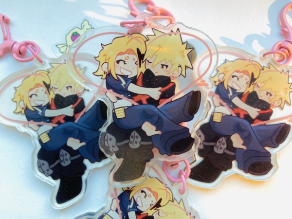 BakuKami Bnha Bakugo Denki  Clear Acrylic Keychains