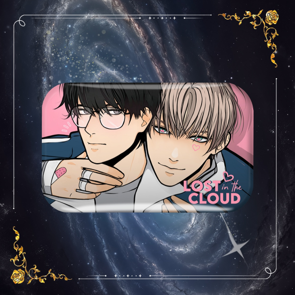 Lost in The Cloud - Holographic Rectangular Badges