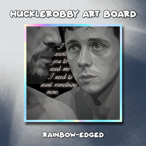 Hucklerobby Art Board (Rainbow-Edged)