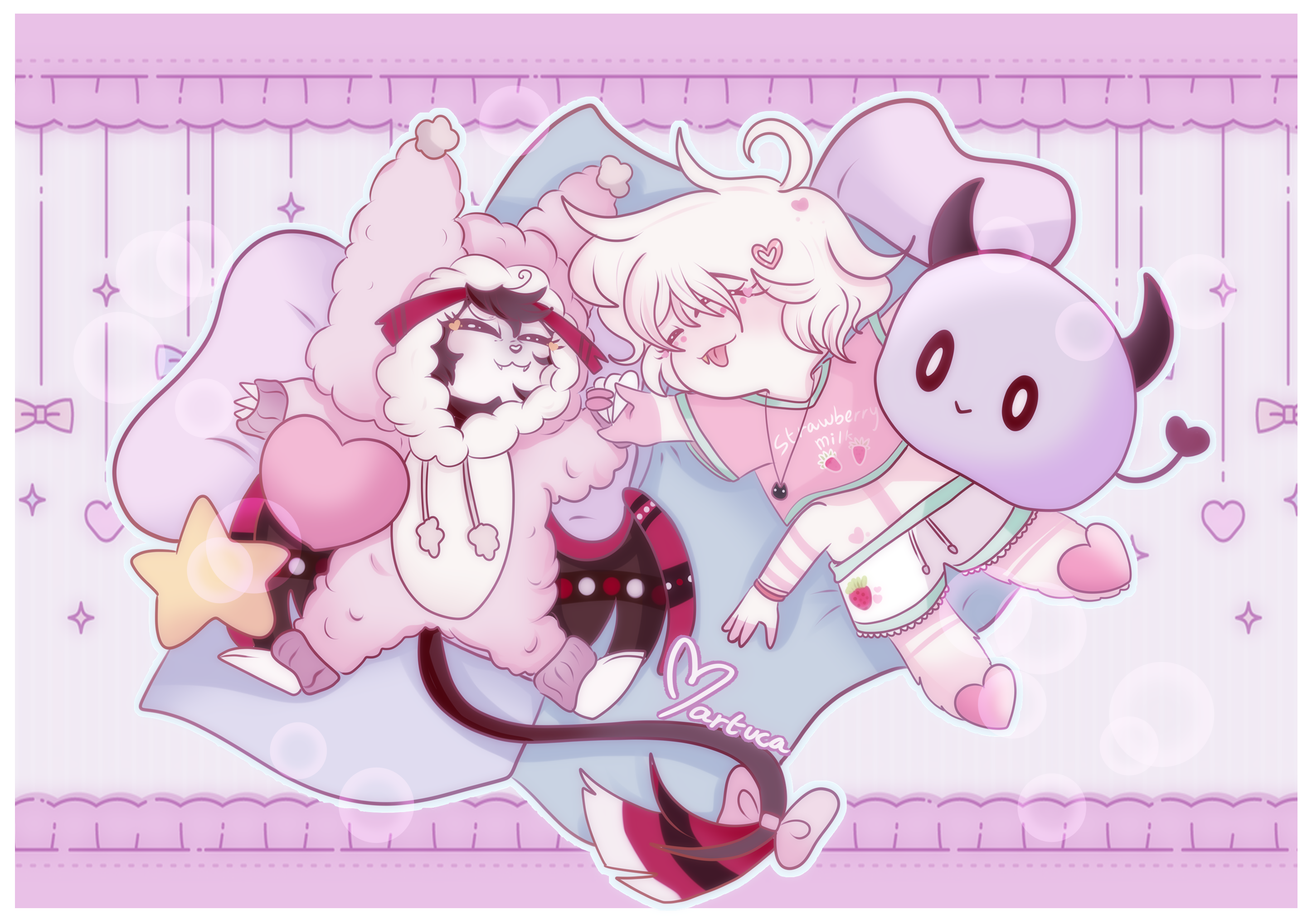 Chibi Huskerdust PJs print
