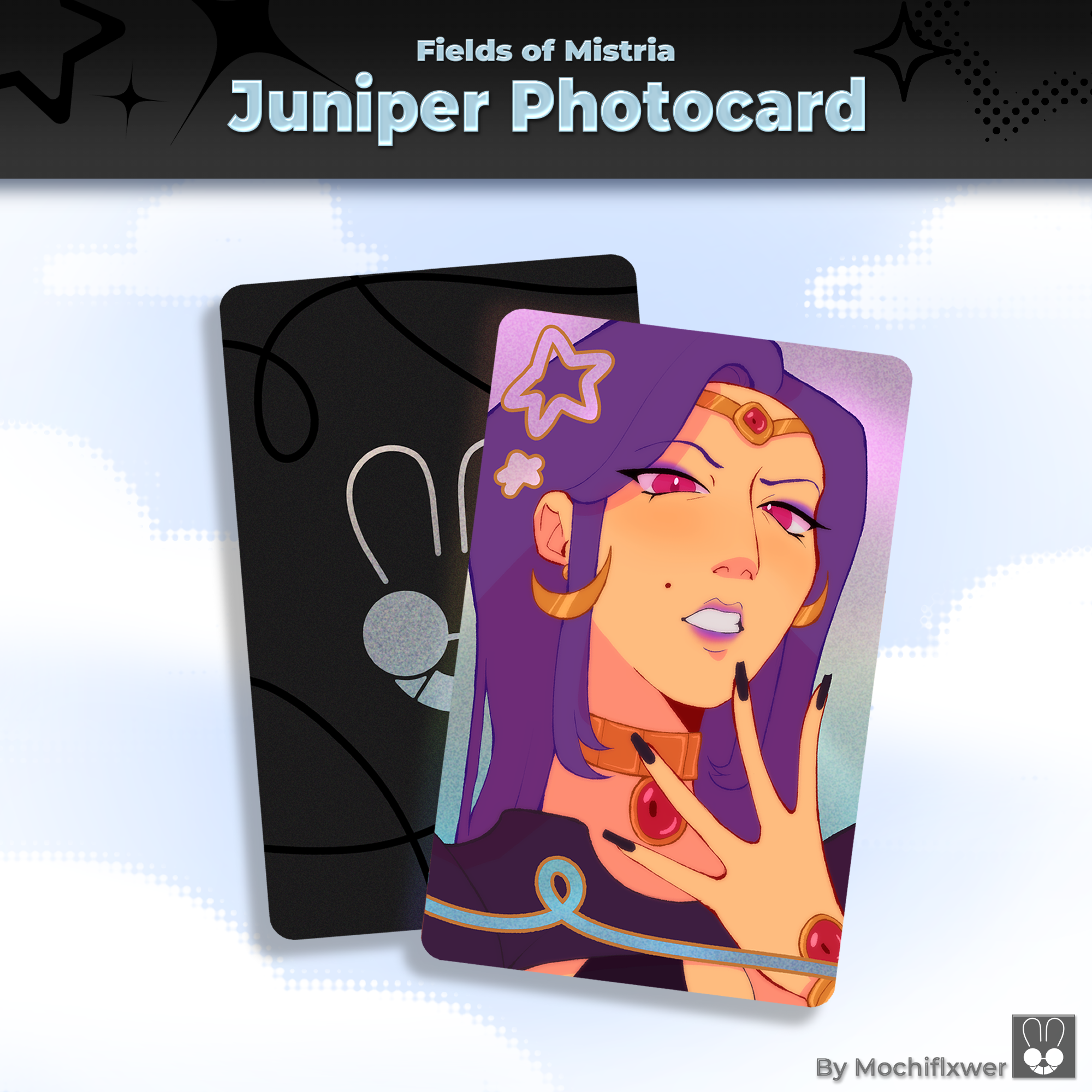 Fields Of Mistria Juniper Holographic Photocard (FoM)