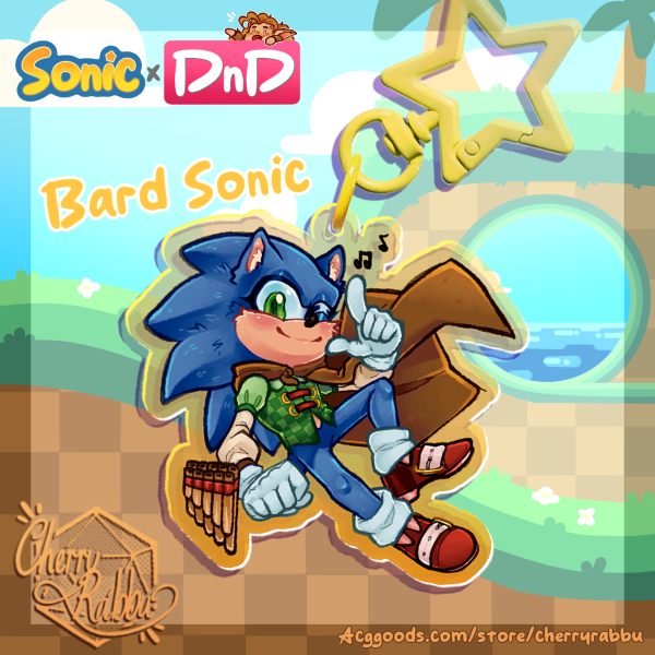 Bard Sonic - TTRPG Sonic the Hedgehog