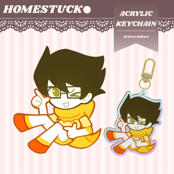 [HOMESTUCK] Godtier Jake English (Rainbow Acrylic Keychains)