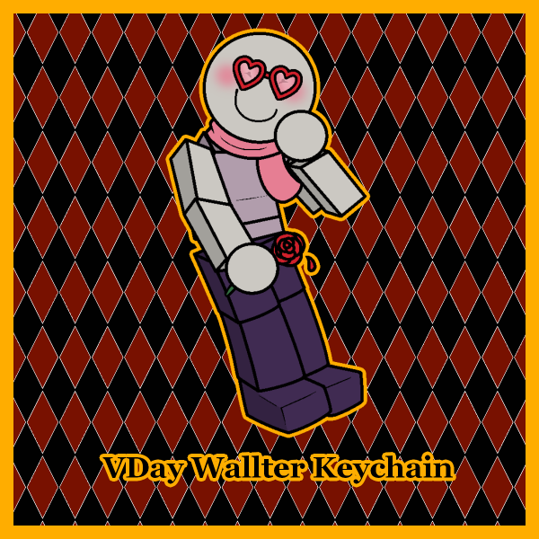 VDay Wallter Keychain