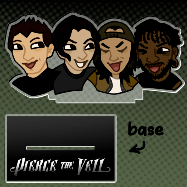 Modern Pierce the veil acrylic standee