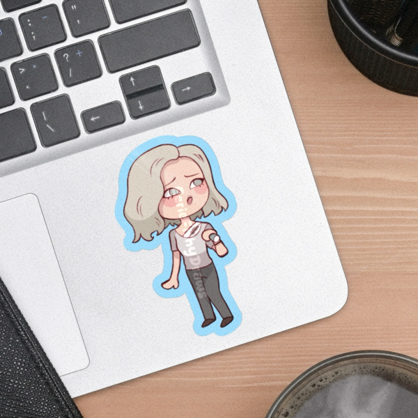 RE9 Grace Keychain Sticker