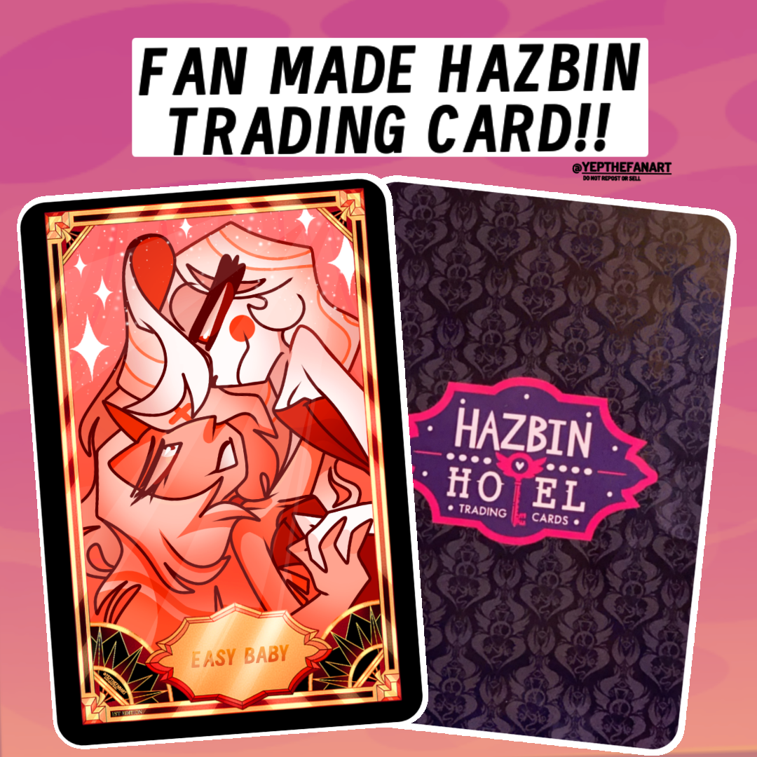 Hazbin Hotel Fan Made Trading Card by Yepthefanart - ACGGOODS